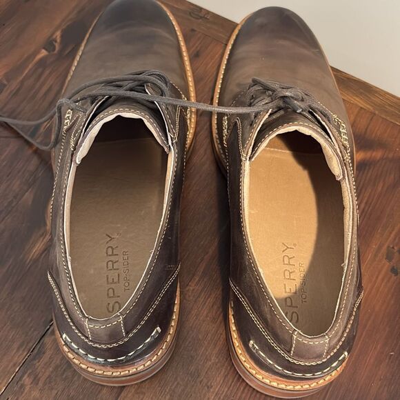 NEW Sperry Annapolis Top-Sider Men’s Oxford Dress Shoes Size 12 M Style STS17815 - Picture 8 of 11